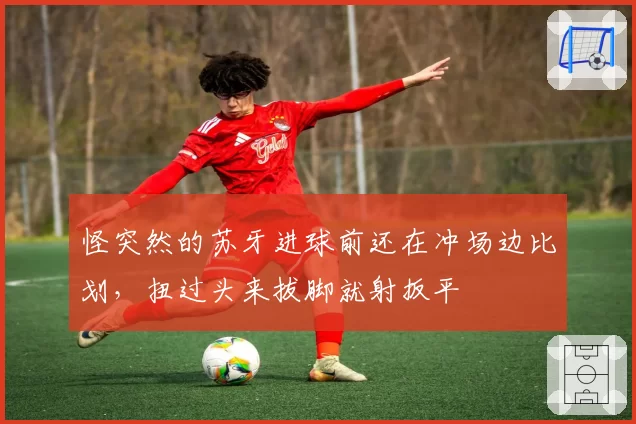 怪突然的苏牙进球前还在冲场边比划,扭过头来拔脚就射扳平